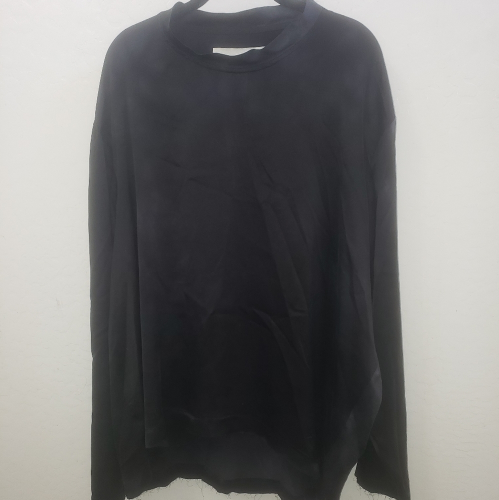 Marques Almeida long sleeve mens silk shirt